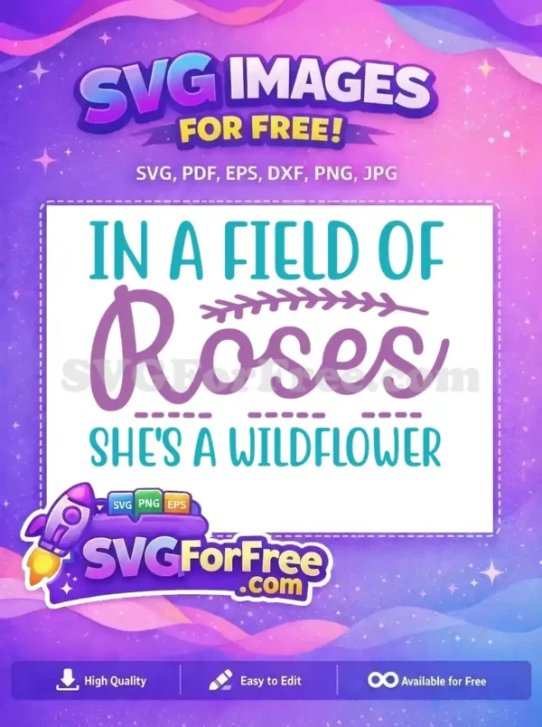 Free Teal Lavender Roses Wildflower Free Funny Quotes Free SVG
