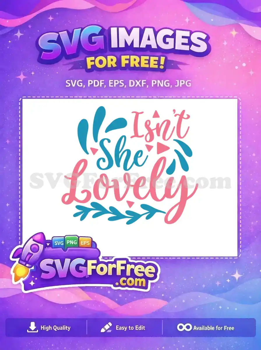 Free Pink Blue Lovely Decor Free Funny Quotes Free SVG