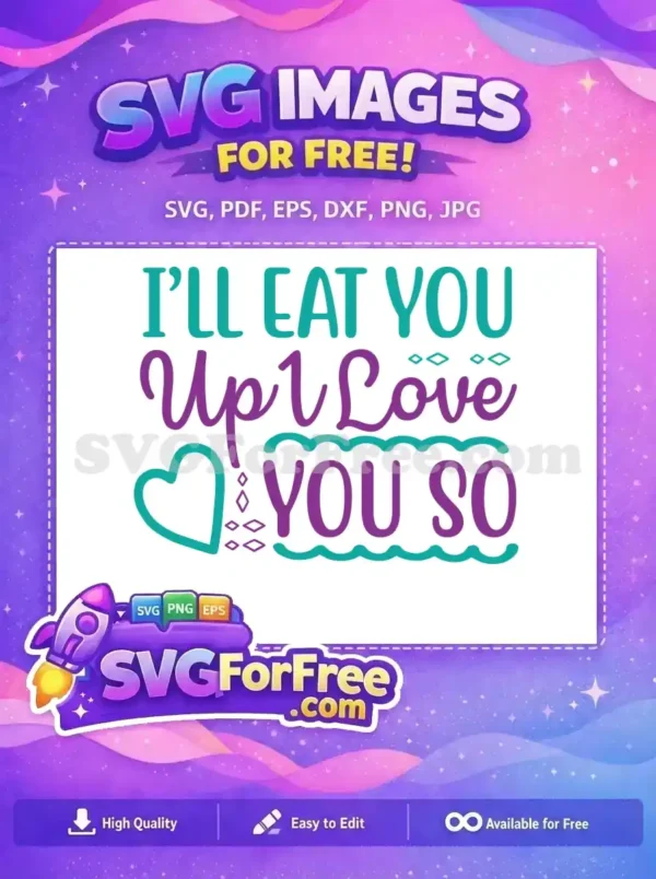 Free Teal Purple Lettering Free Hearts Diamonds Valentine Free SVG