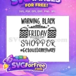 Free Shopping Bags Free Funny Quotes Black Friday Free SVG - Instant Download