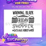 Free Shopping Bags Free Black Friday Shopper Quote Free SVG - Instant Download