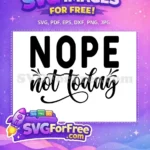 Free Sarcastic Snarky Free Funny Quote Silhouette Free SVG - Instant Download