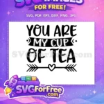 Free Sarcastic Quote Free Tea Cup Heart Arrow Free SVG - Instant Download