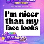 Free Sarcastic Quote Free Funny Saying Design Free SVG 2 - Instant Download