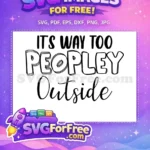 Free Sarcastic Introvert Free Social Distancing Quote Free SVG - Instant Download