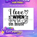 Free Heart Detail Free Speaker Mute Sarcasm Free SVG - Instant Download