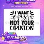 Free Crow Pizza Quote Free Funny Sarcastic Free SVG - Instant Download
