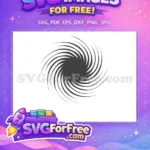 Free Swirling Shape Free Futuristic Decoration Abstract Free SVG 2 - Instant Download
