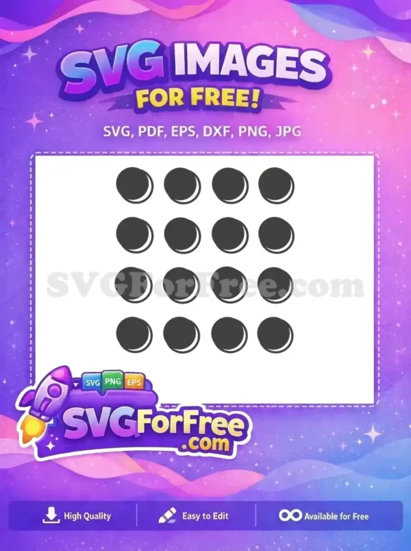 Free Dark Orbs Free Futuristic Shape Decoration Pattern Free SVG