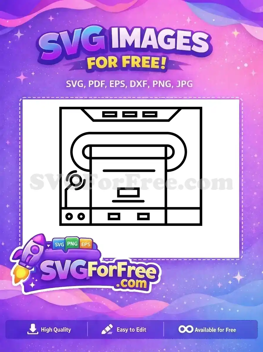 Free Retro Console Free Controller Gaming Machine Free SVG