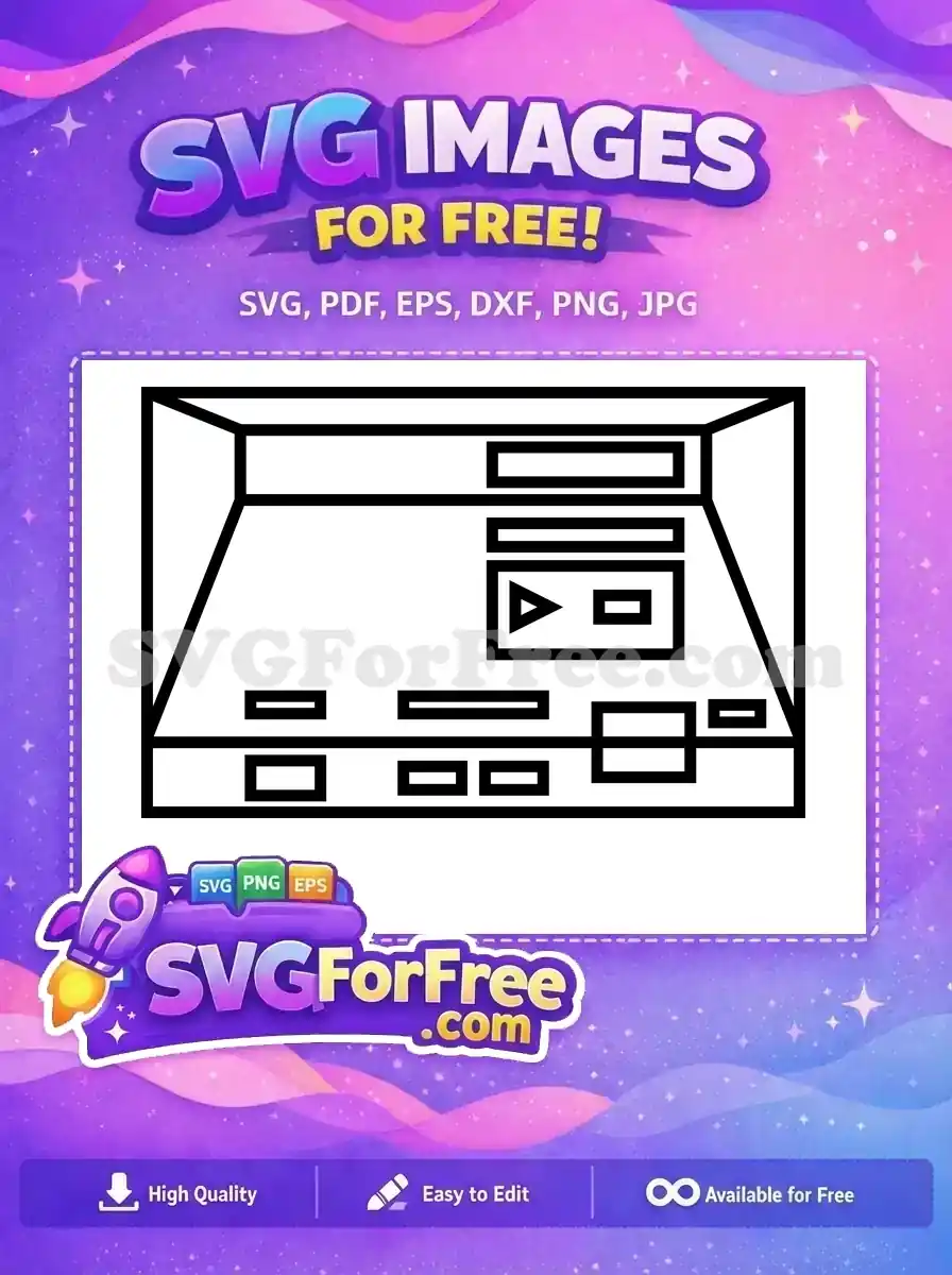 Free Retro Console Free Buttons Gaming Free SVG