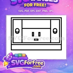 Free Black Gaming Console Free Modern Minimalist Silhouette Free SVG