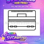 Free Retro Console Free Classic Gaming 80s Free SVG - Instant Download