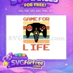 Free Retro Console Free Gaming Controller Game For Life Free SVG - Instant Download