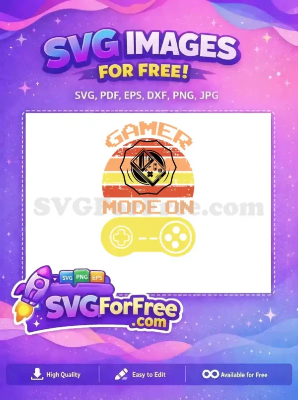 Free Retro Console Free Gamer Mode On Gaming Free SVG Free Retro Console Free Gamer Mode On Gaming Free SVG