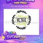 Free Welcome Garden Free Black Leaves Garden Free SVG - Instant Download