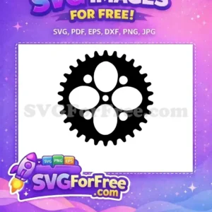 Free Black Gear Free Cogwheel Circles Machine Free SVG