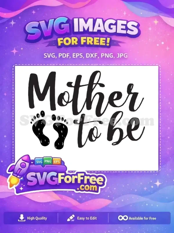 Free Mother To Be Free Pregnancy Geometric Vector Free SVG
