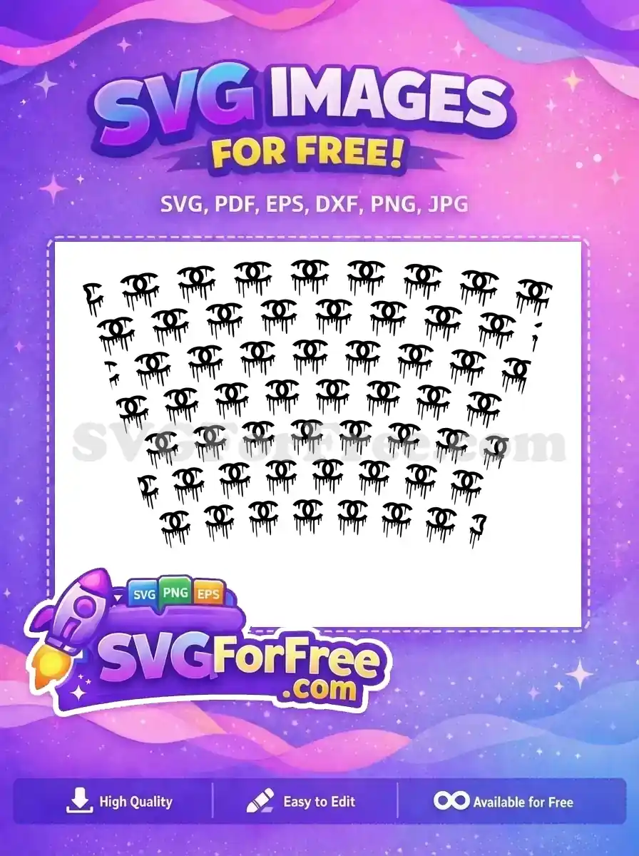 Free Dripping Black CC Free Glam Baby Starbucks Free SVG