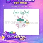 Free Teal Hat Free Bunny Ears Easter Egg Hunt Free SVG - Instant Download