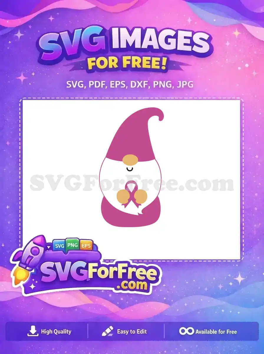 Free Awareness Ribbon Free Gnome Quotes Ribbon Support Free SVG