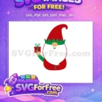 Free Red Hat Gnome Free Gift Gnomes Quotes Free SVG - Instant Download
