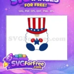 Free Patriotic Hat Free Star Holding Gnomes Quotes Free SVG - Instant Download
