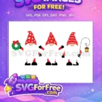 Free Polka Dot Hat Free Star Hat Gnomes Free SVG - Instant Download