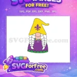 Free Fleur De Lis Free Beads Mardi Gras Free SVG - Instant Download
