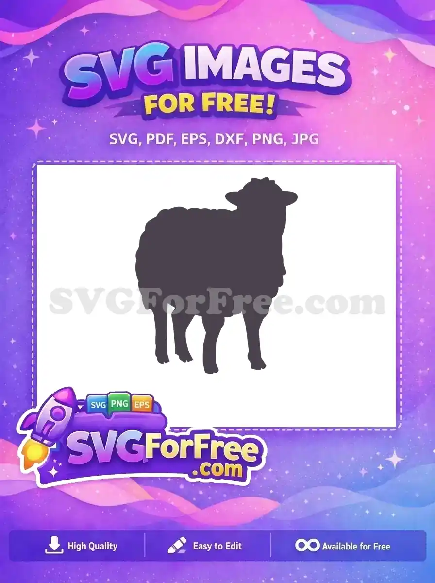 Free Goat Silhouette Free Farm Animal Silhouette Silhouette Free SVG