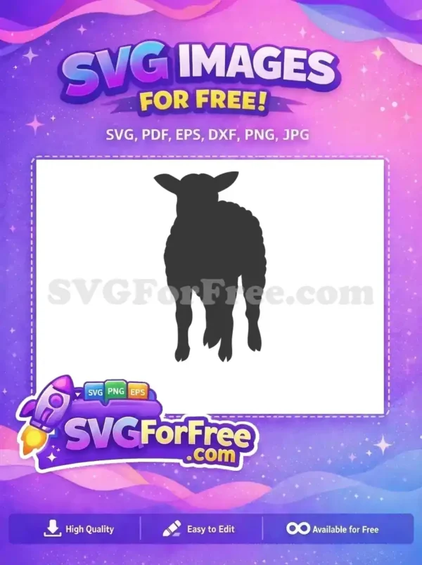Free Woolly Goat Free Silhouette Farm Animal Free SVG