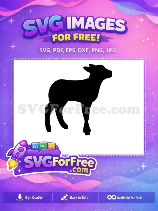 Free Standing Goat Free Silhouette Art Farm Free SVG