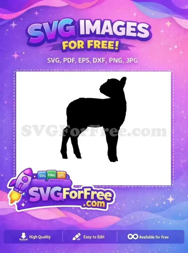 Free Black Goat Free Silhouette Farm Free SVG
