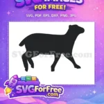 Free Walking Goat Free Silhouette Farm Animal Free SVG 2 - Instant Download