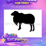 Free Detailed Goat Free Mountain Goat Silhouette Free SVG - Instant Download
