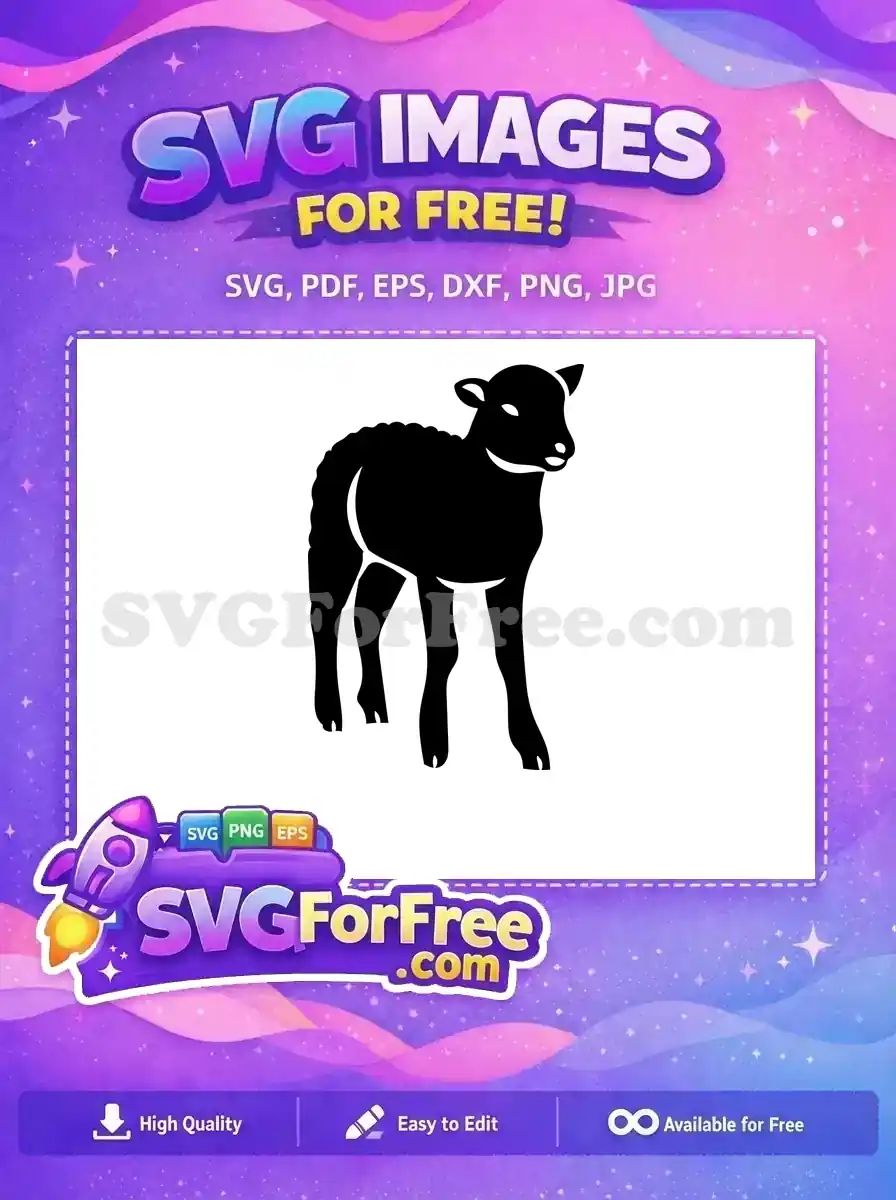 Free Cute Goat Free Silhouette Farm Animal Free SVG
