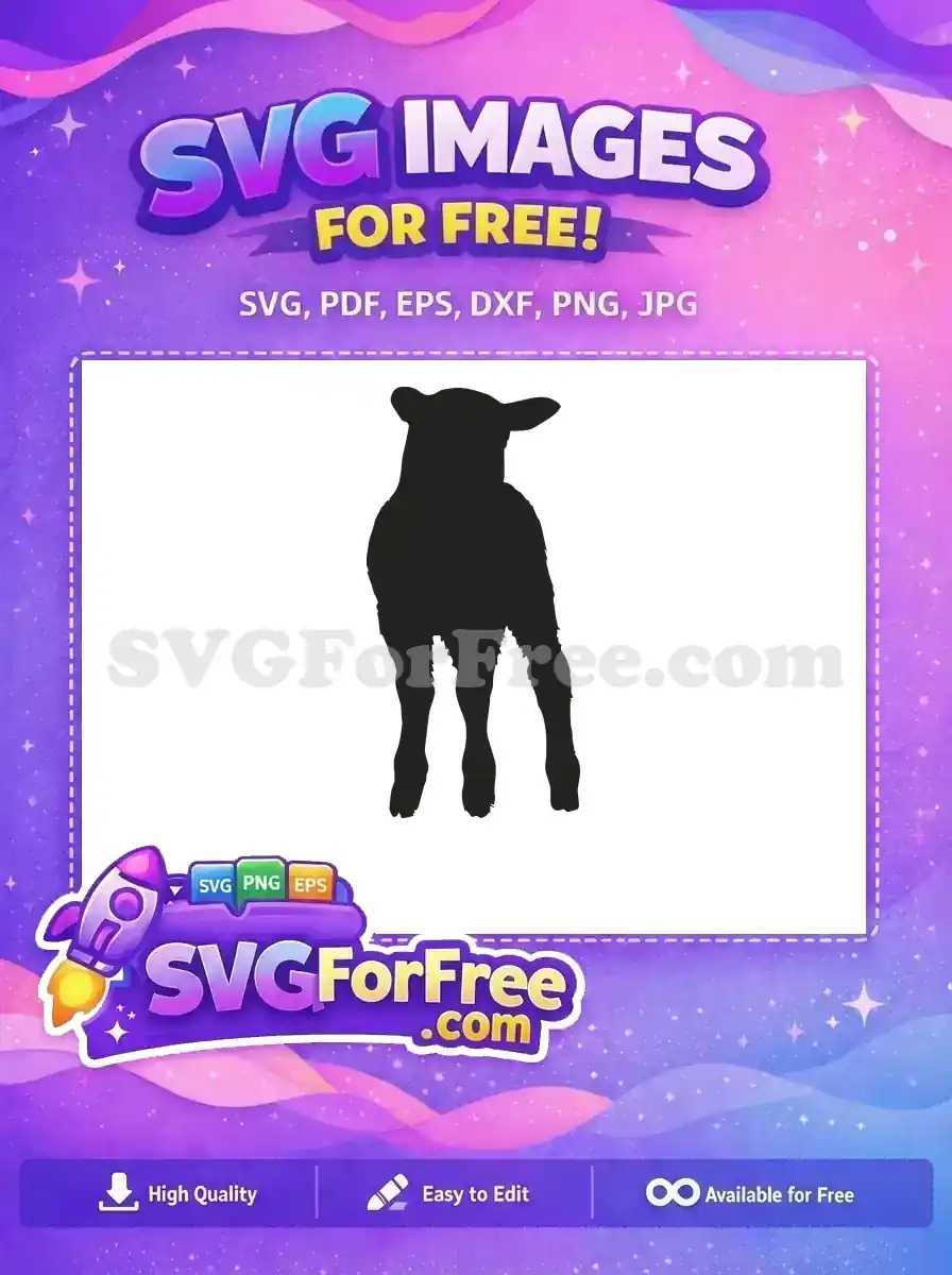 Free Goat Looking Back Free Silhouette Farm Free SVG