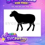 Free Curled Horns Free Farm Animal Goat Free SVG - Instant Download