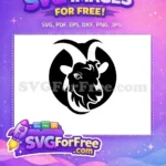 Free Simple Horns Free Farm Animal Goat Silhouette Free SVG - Instant Download