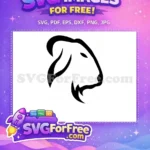 Free Farm Animal Free Horned Goat Silhouette Free SVG 14 - Instant Download