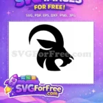 Free Detailed Horns Free Mountain Goat Silhouette Art Free SVG 7 - Instant Download