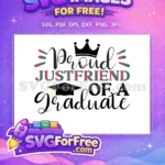 Free Proud Just Friend Free Graduation Cap Free SVG - Instant Download