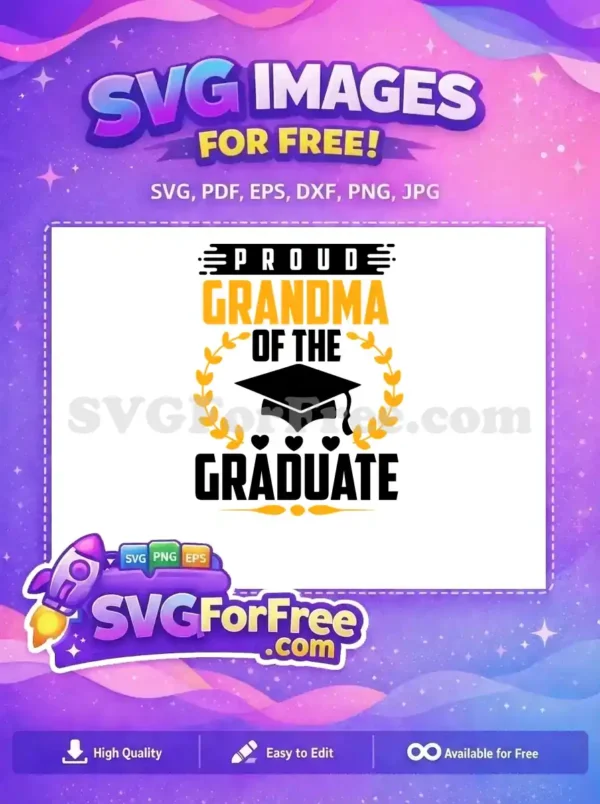 Free Grandma Laurel Free Golden Graduation Quotes Free SVG