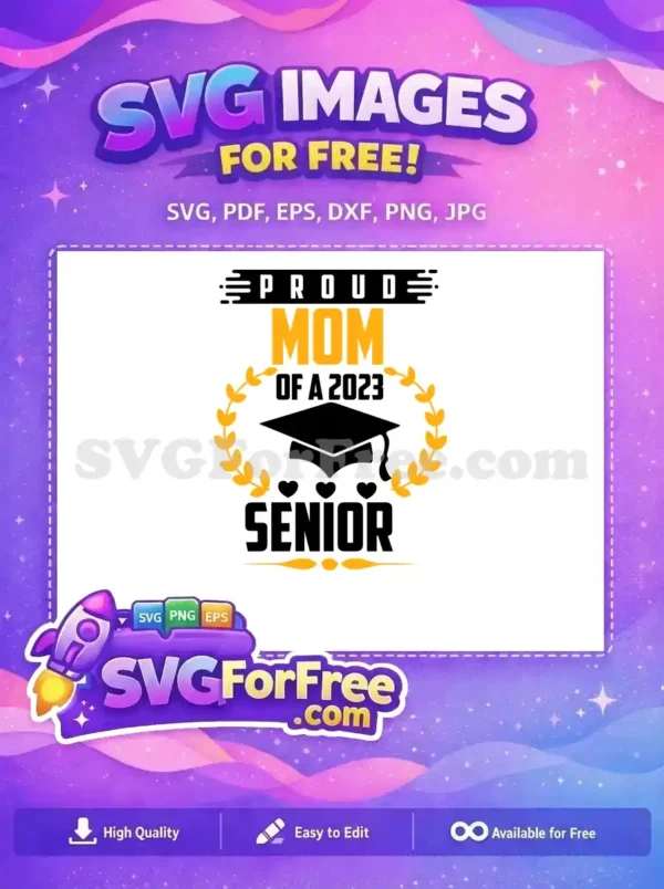 Free Golden Mom Laurel Free Graduation Quotes Free SVG