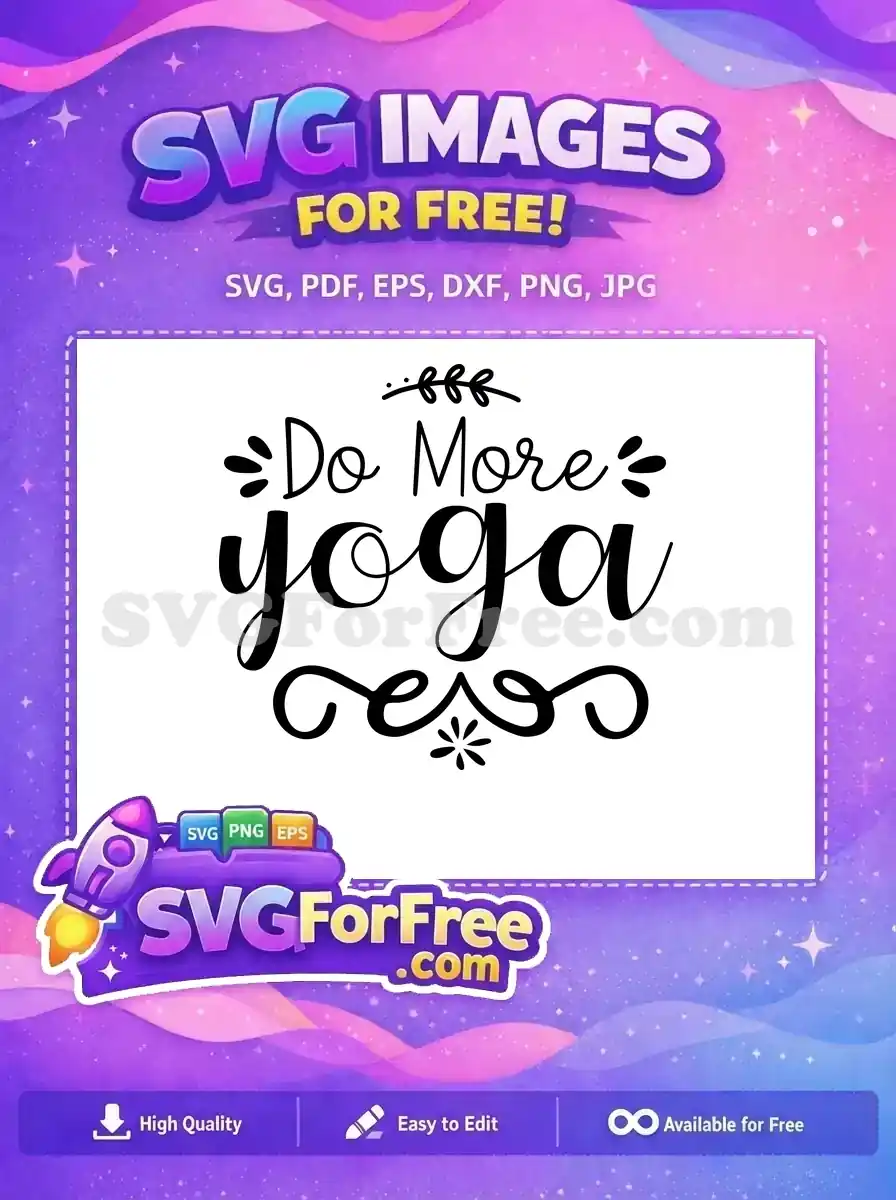 Free Yoga Workout Free Motivation Gym Fitness Free SVG