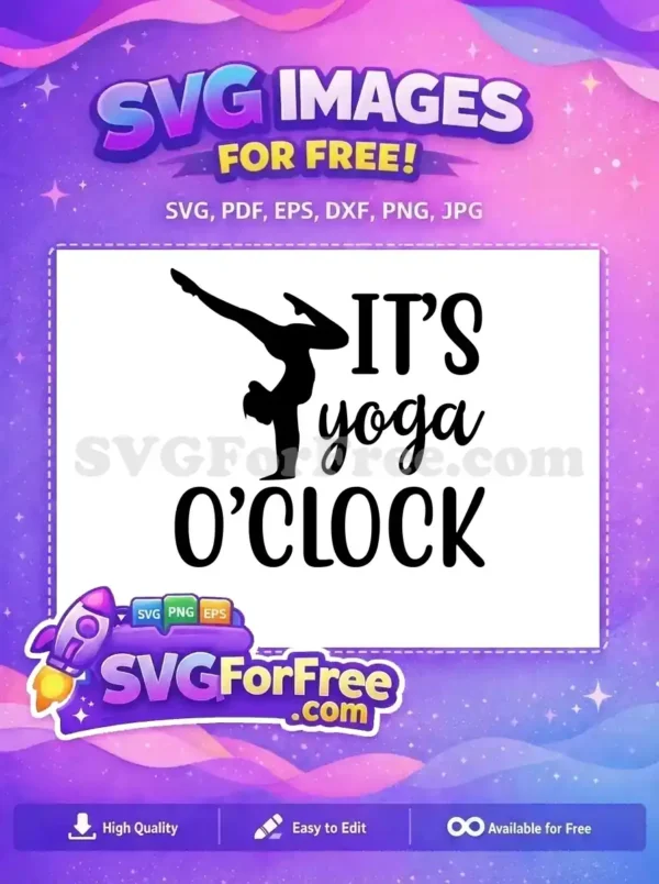 Free Yoga Pose Free Silhouette Gym Fitness Free SVG