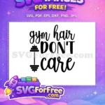 Free Gym Quote Free Fitness Motivation Workout Free SVG - Instant Download