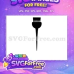 Free Hairdresser Dye Applicator Free Salon Brush Free SVG - Instant Download