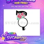 Free Rose Bouquet Free Floral Design Hairdresser Free SVG - Instant Download