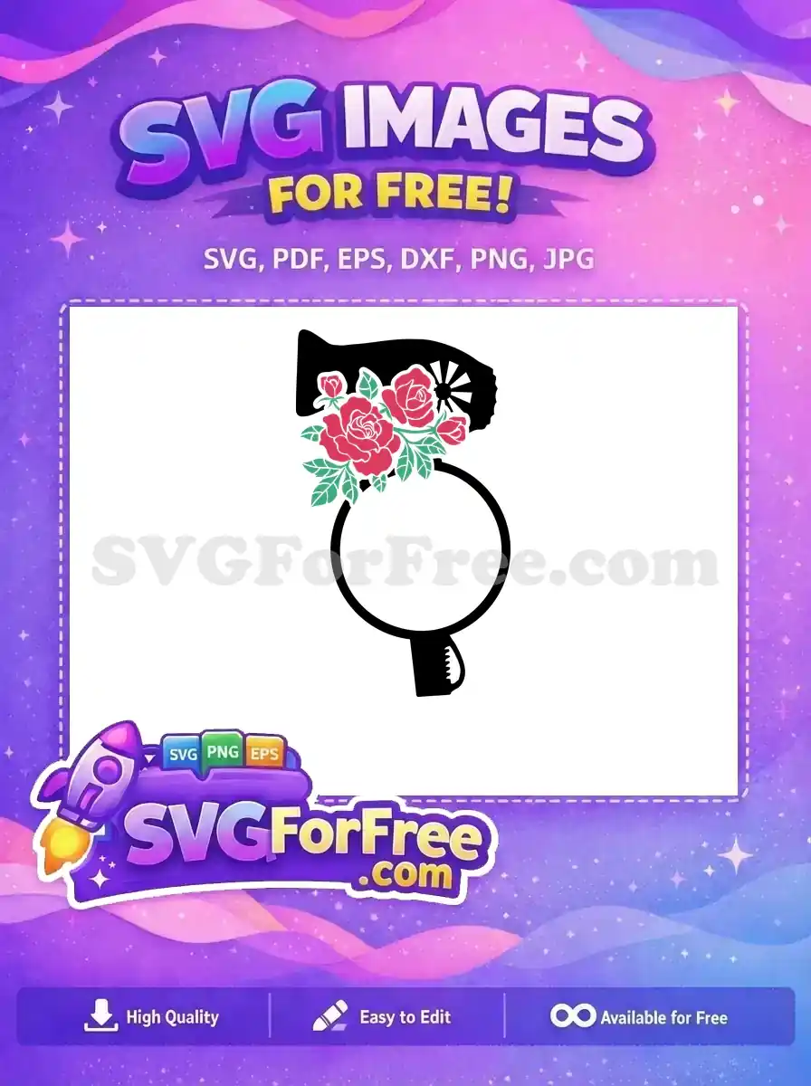 Free Rose Bouquet Free Floral Design Hairdresser Free SVG